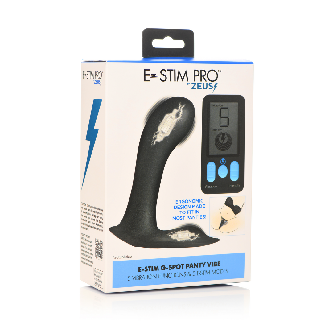 E-Stim Pro G-Spot Panty Vibe Zwart – Krachtige Stimulatie