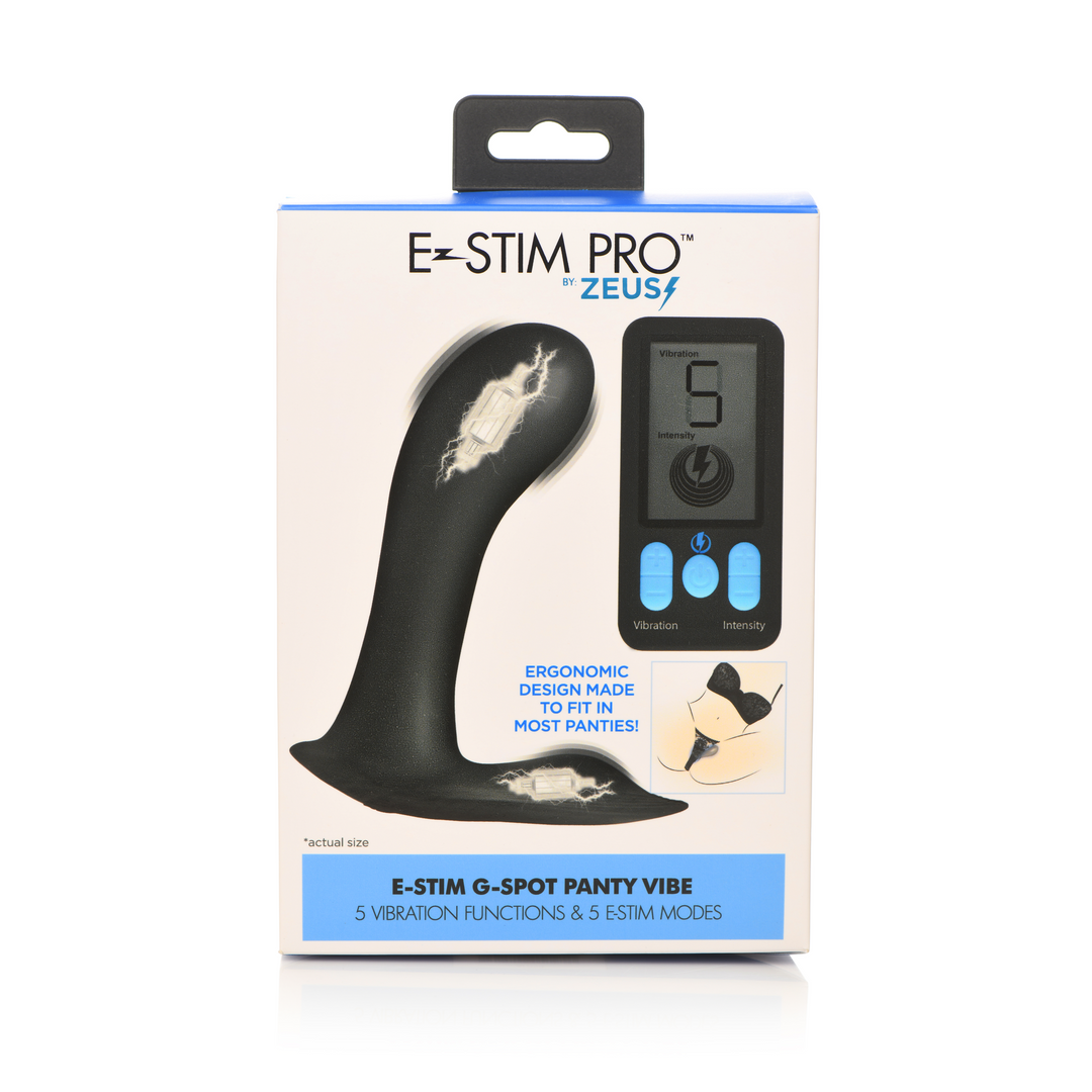 E-Stim Pro G-Spot Panty Vibe Schwarz – Kraftvolle Stimulation