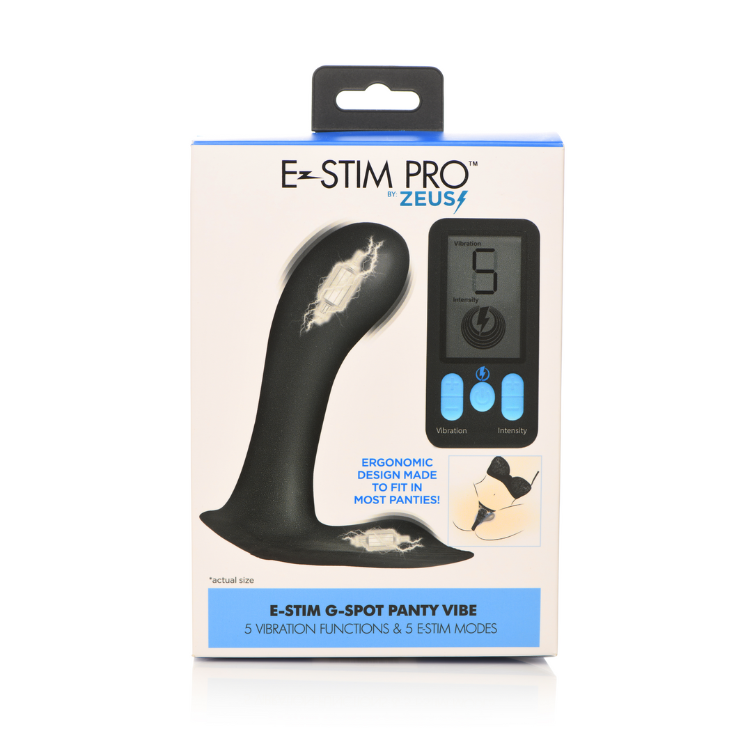 E-Stim Pro - G-Spot Panty Vibe - Zwart