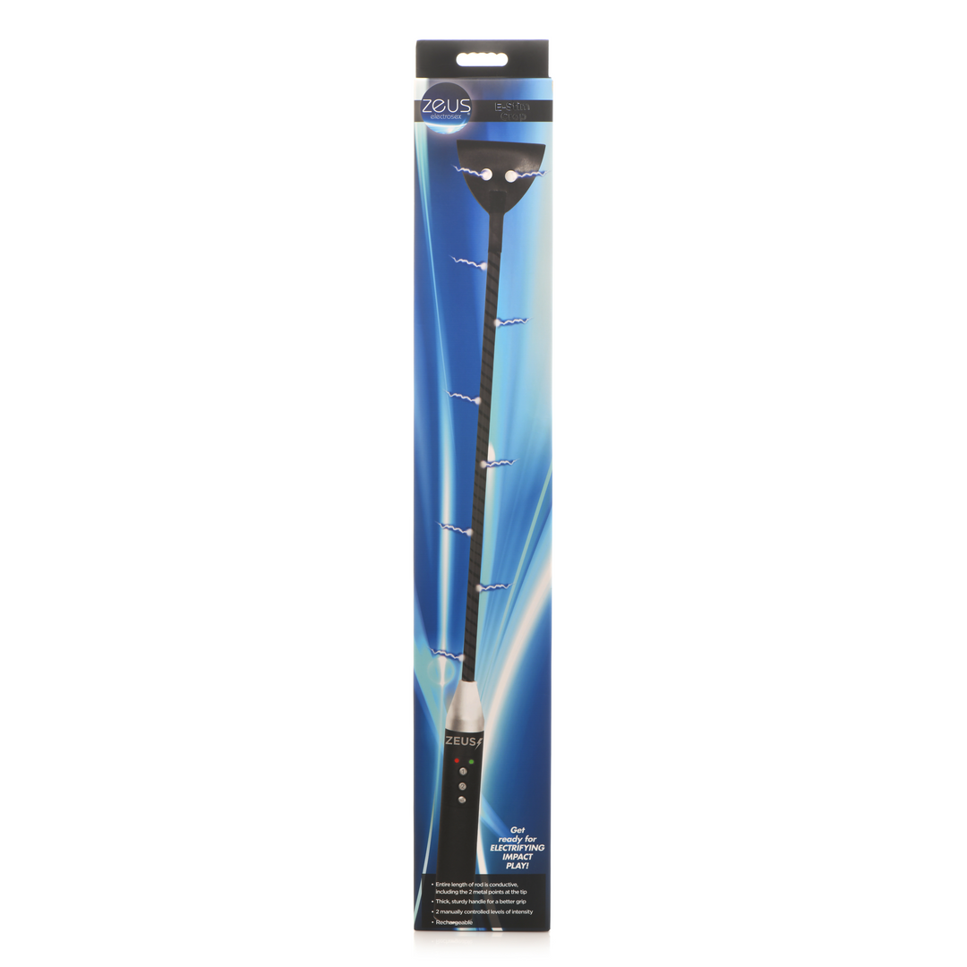 E-Stim Crop Black - Powerful & User-Friendly Impact Play