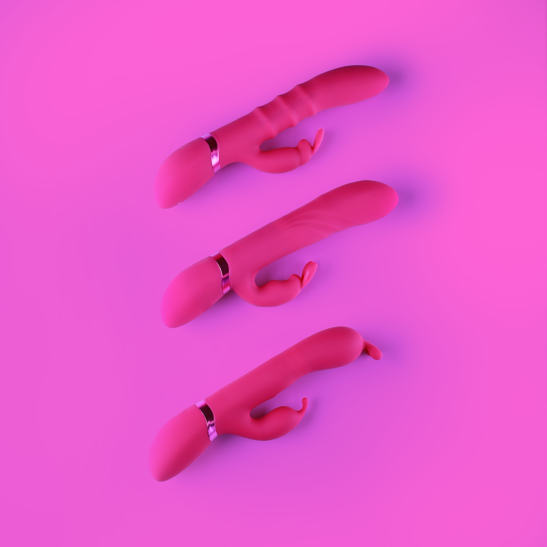 Gada - Vibrerende Bunny Ear G-Spot Rabbit met Pulse Wave Shaft