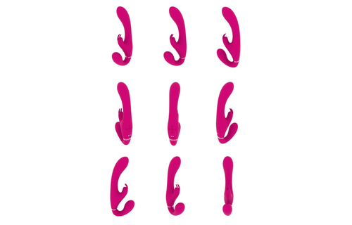 Suki - Vibrerende Strapless Strap-on Rabbit - Roze