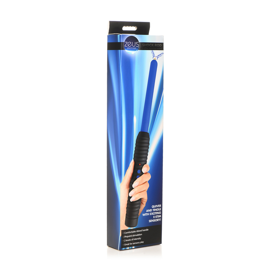 Shock Rod E-Stim Zapping Wand Blue - Exciting Tingling Pleasure