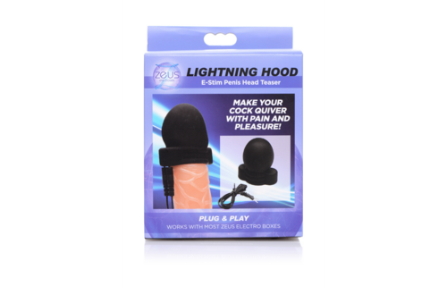 Lightning Hood - E-Stim Penis Head Teaser for Intense Pleasure