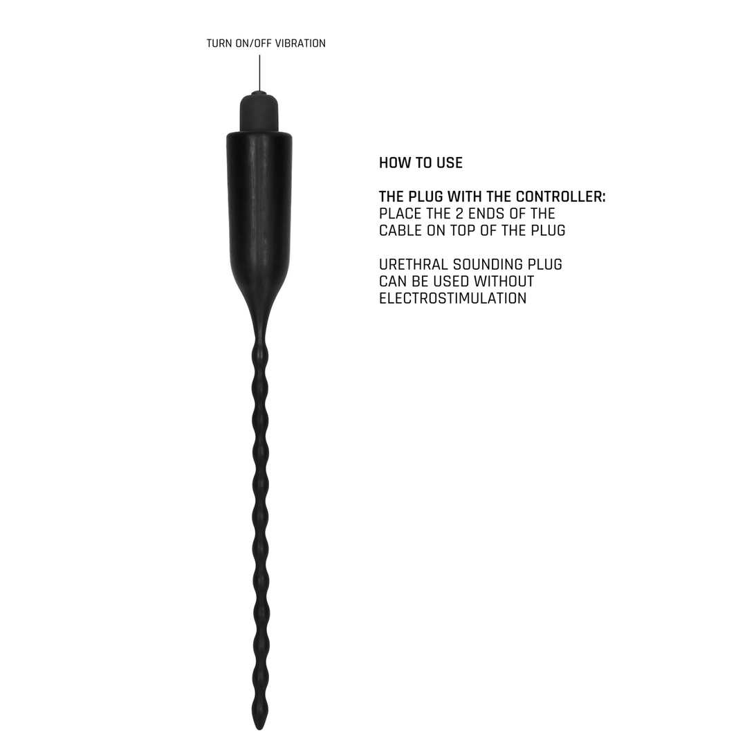 E-Stimulation Vibrating Urethral Sounding Plug