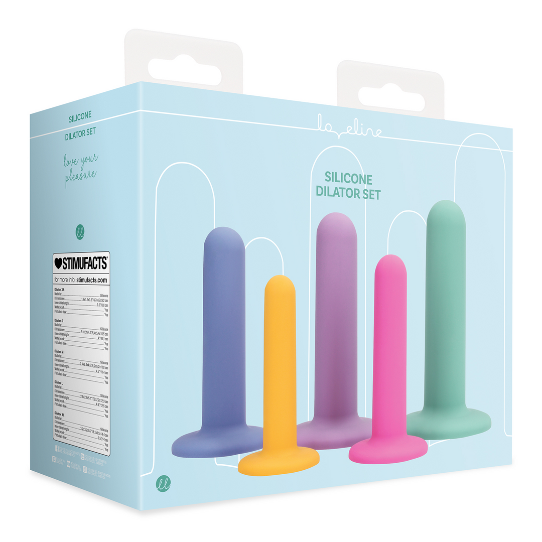 Silicone Vagina Dilator Set - Multicolour