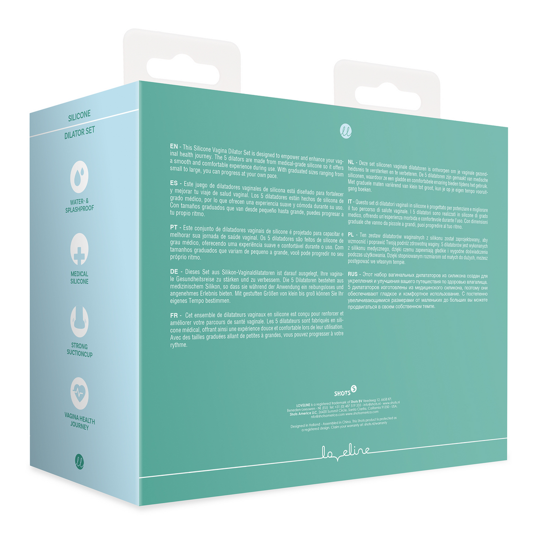 Silikon-Vagina-Dilator-Set – Mehrfarbig