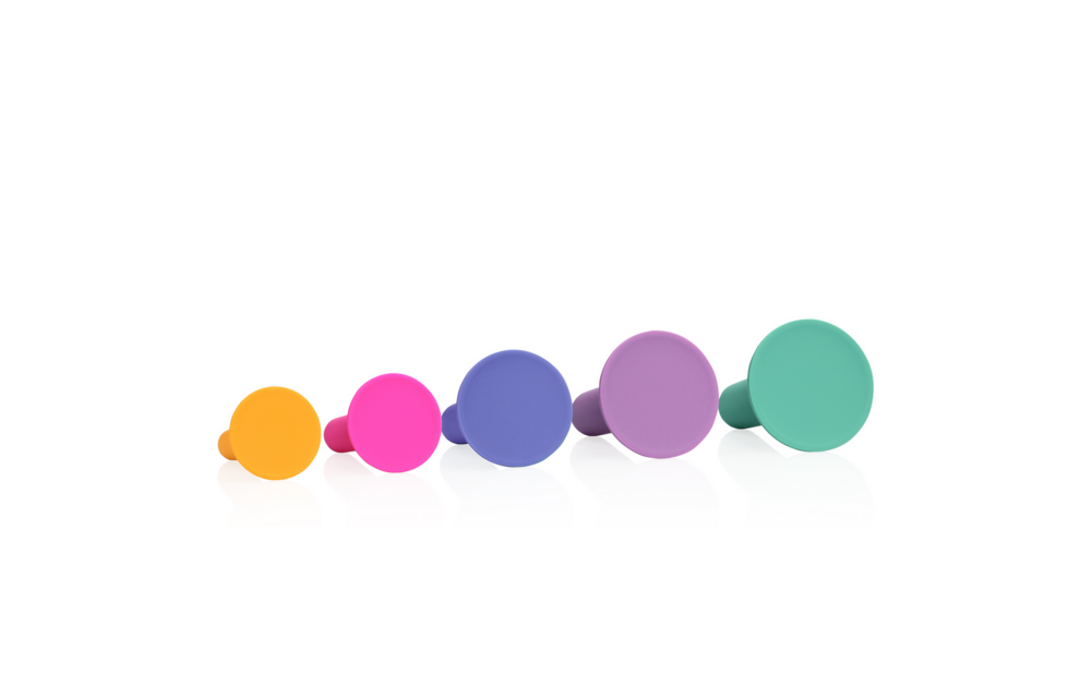 Siliconen Vagina Dilator Set - Multicolor