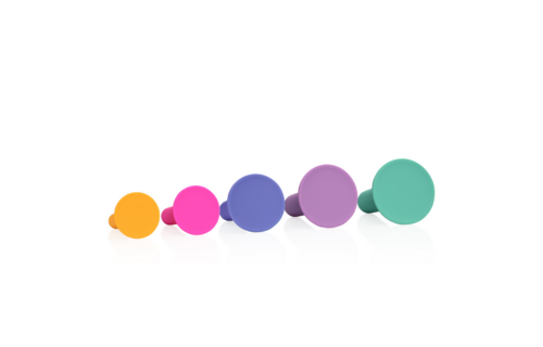 Silicone Vagina Dilator Set - Multicolour