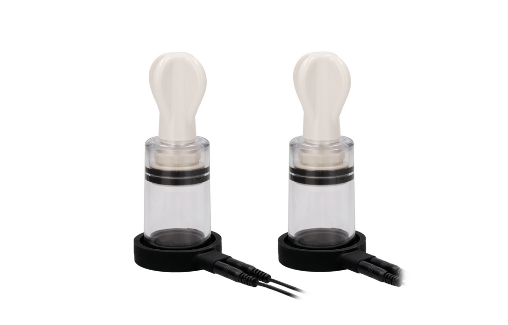 E-Stimulation Bi-Polar Nipple Suction Cups