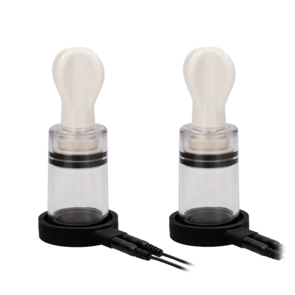 E-Stimulation Bi-Polar Nipple Suction Cups