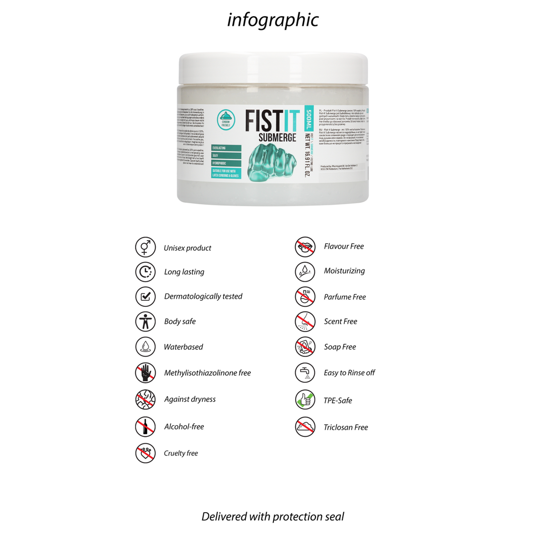 Submerge Glijmiddel 500Ml – Langdurig Comfort Onder Douche