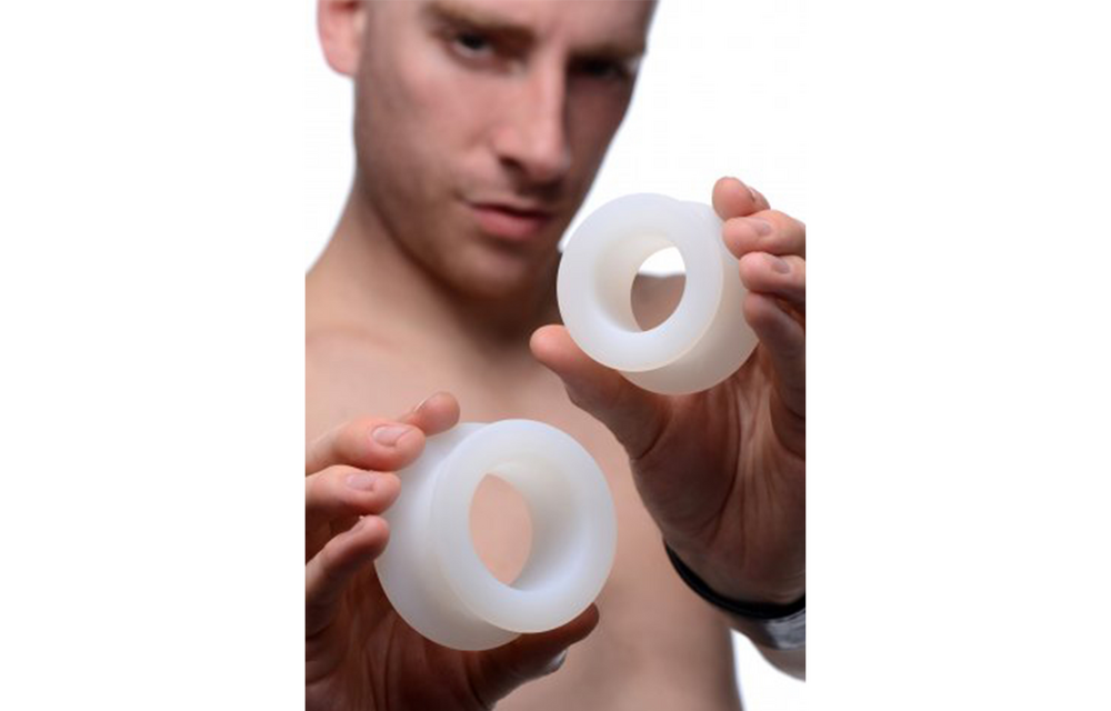 Stretch Master 2-Delige Siliconen Anale Ring Set – 5 cm