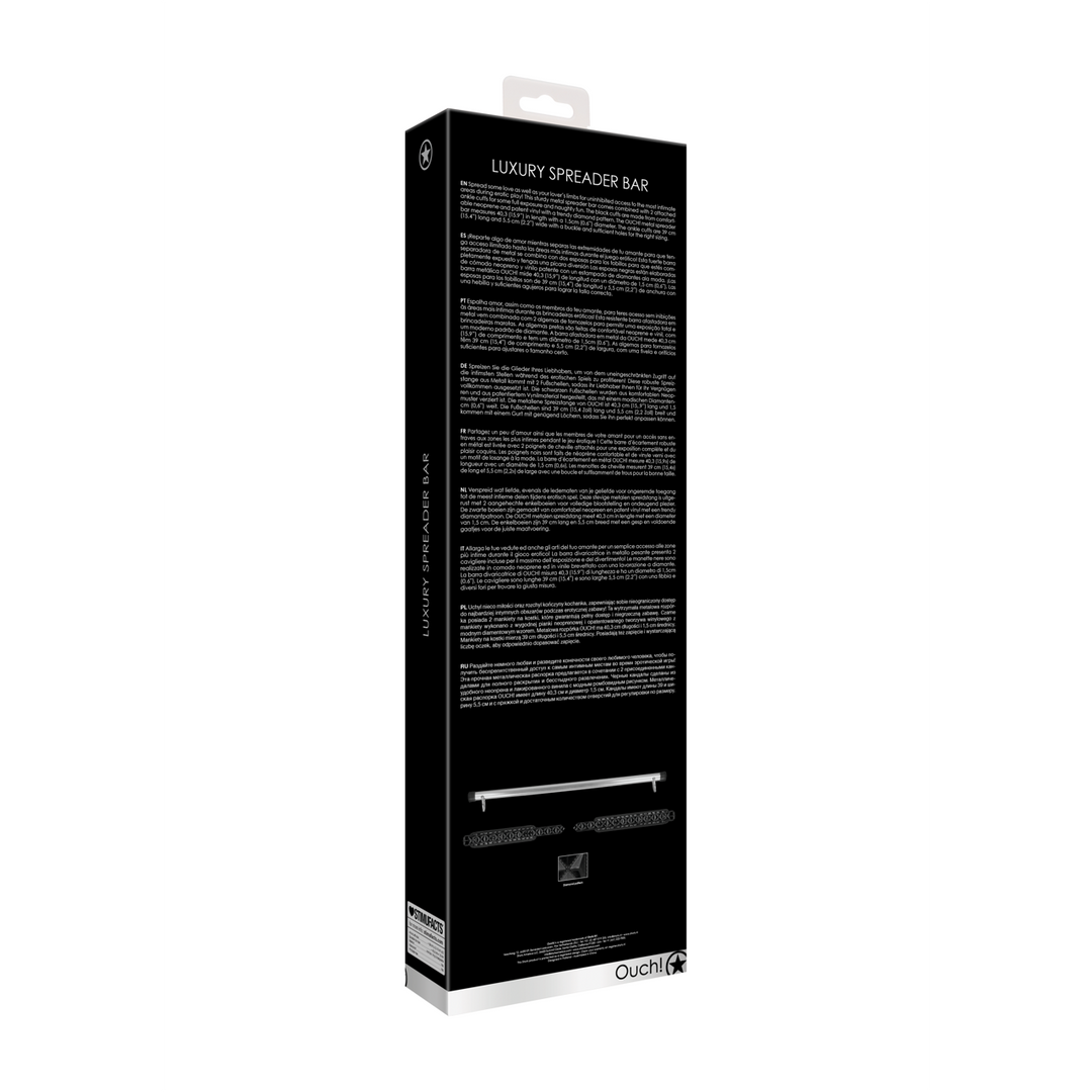 Spreizstange schwarz 72 cm | Robust und verstellbar Erotisches Spiel