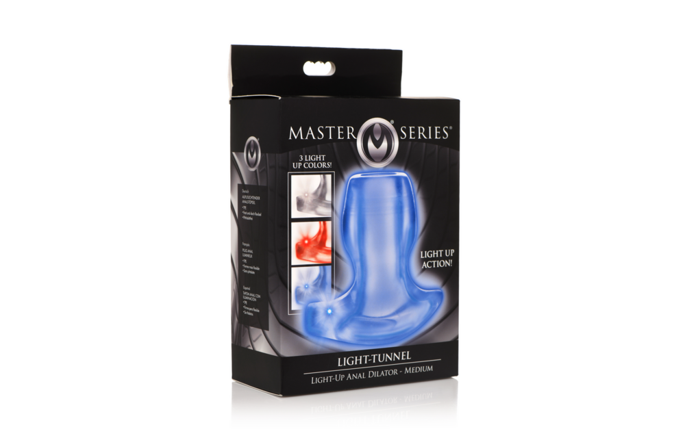 Licht-Tunnel Beleuchteter Anal-Dilator M 12 cm – Komfort & Genuss