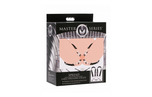 Labia Spreader met Klemmen - Intens Kinky Genot | XR Brands