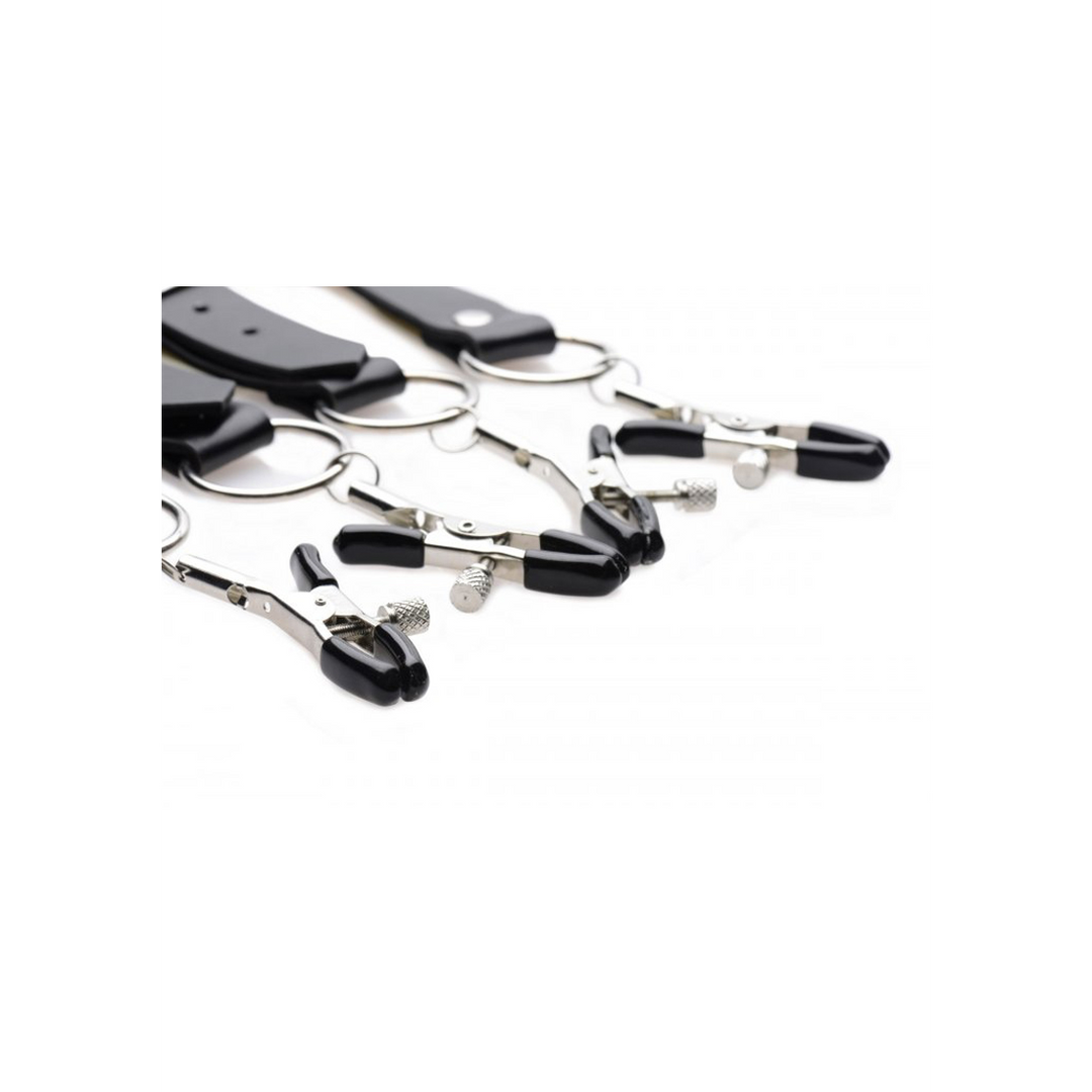 Labia Spreader mit Klammern – Intensives kinky Vergnügen | XR Brands