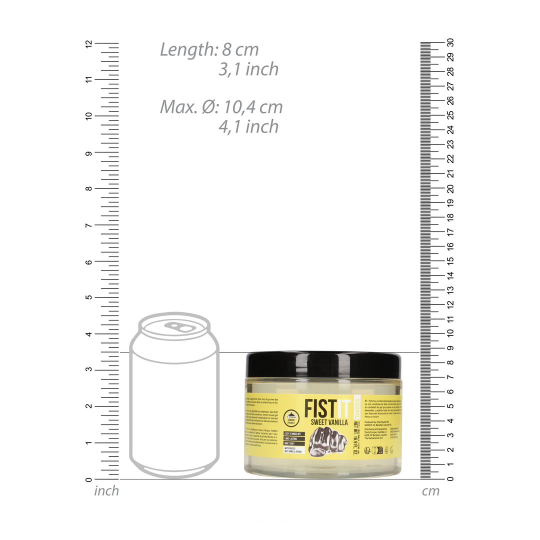 Extra Thick Vanilla Lubricant 500 ml – Natural Pleasure!