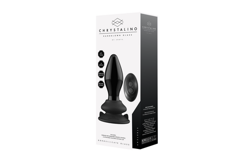 Dehnbar – Glasvibrator mit Saugnapf