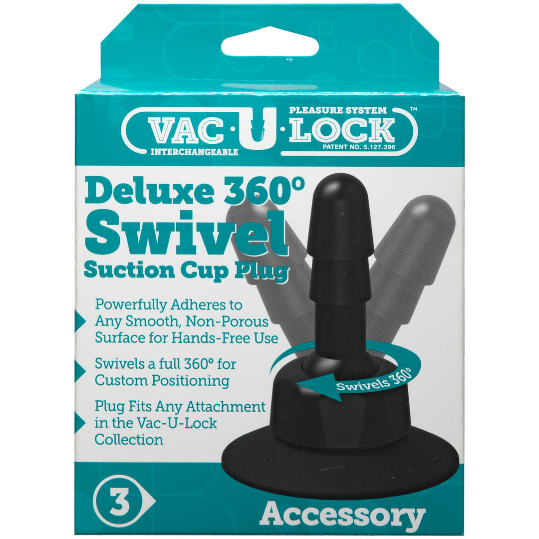 Deluxe 360 Swivel Suction Cup Butt Plug – Flexible & Powerful