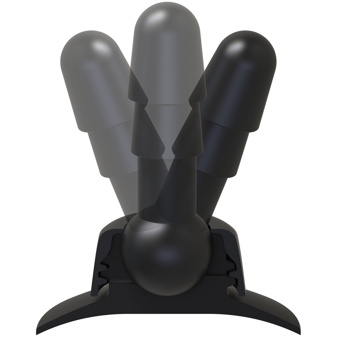 Deluxe 360 Swivel Saugnapf-Buttplug – flexibel und leistungsstark