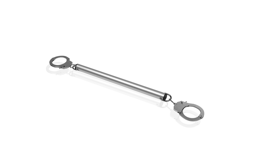 Spreizstange Silber mit Hand- und Fußfesseln | Komfort & Kontrolle