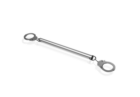 Spreader Bar Silver With Hand & Ankle Cuffs | Comfort & Control