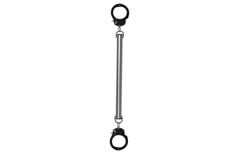 Spreader Bar Silver With Hand & Ankle Cuffs | Comfort & Control