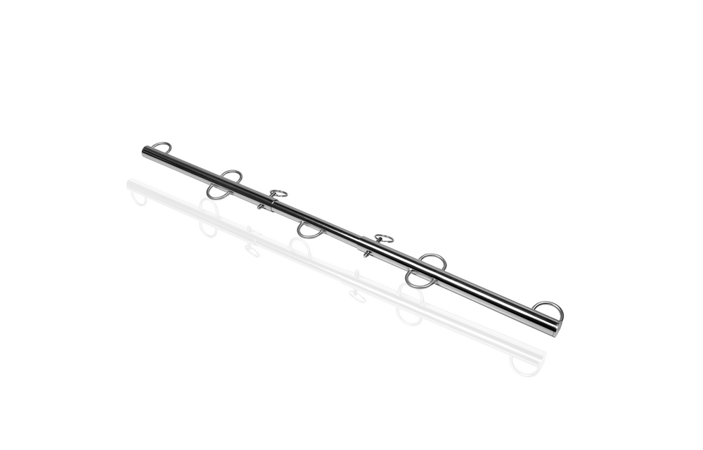 Spreizstange mit mehreren Haken Silber – BDSM-Kontrolle