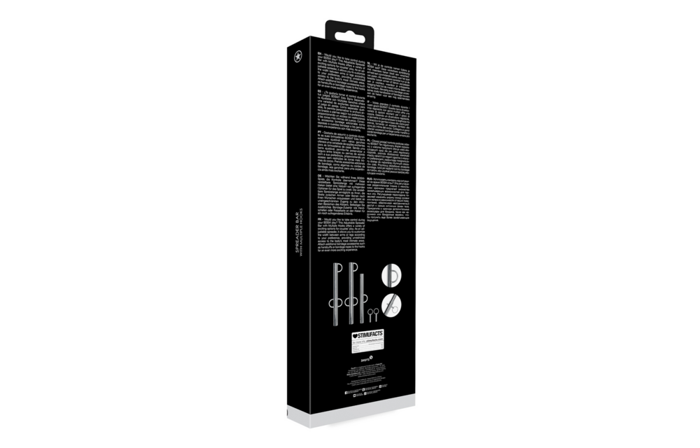 Spreader Bar Met Meerdere Haken Zilver – Bdsm Controle