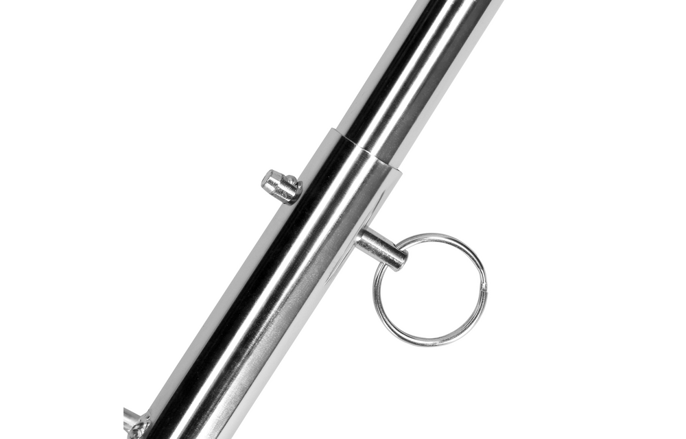Spreader Bar With Multiple Hooks Silver – BDSM Control