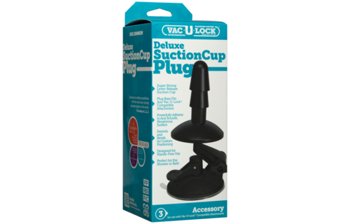 Deluxe Zuignap Plug Accessoire 2 Stuks - Vac U Lock Set