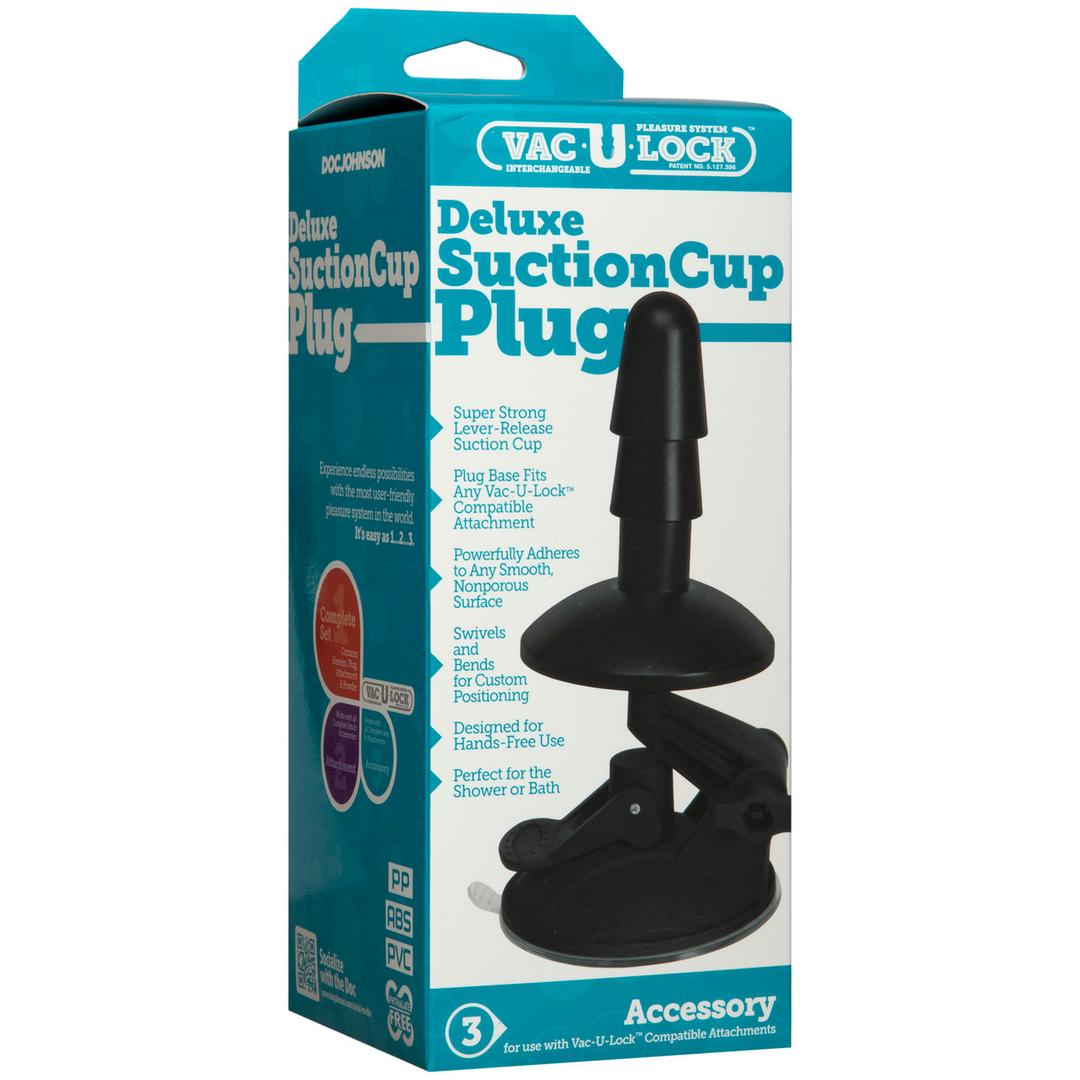 Deluxe Saugnapf-Plug-Zubehör 2 Stück – Vac U Lock Set