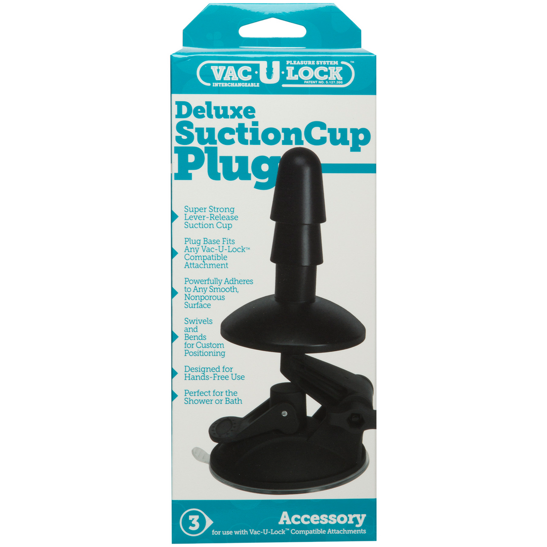 Deluxe Zuignap Plug Accessoire 2 Stuks - Vac U Lock Set