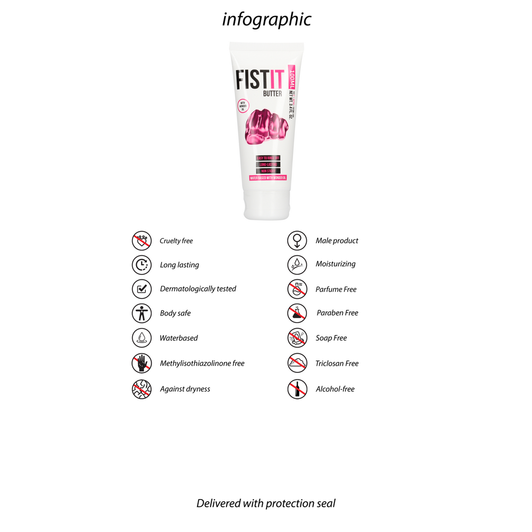 Glijmiddel Op Waterbasis 100Ml | Fistit Boybutter Langdurig