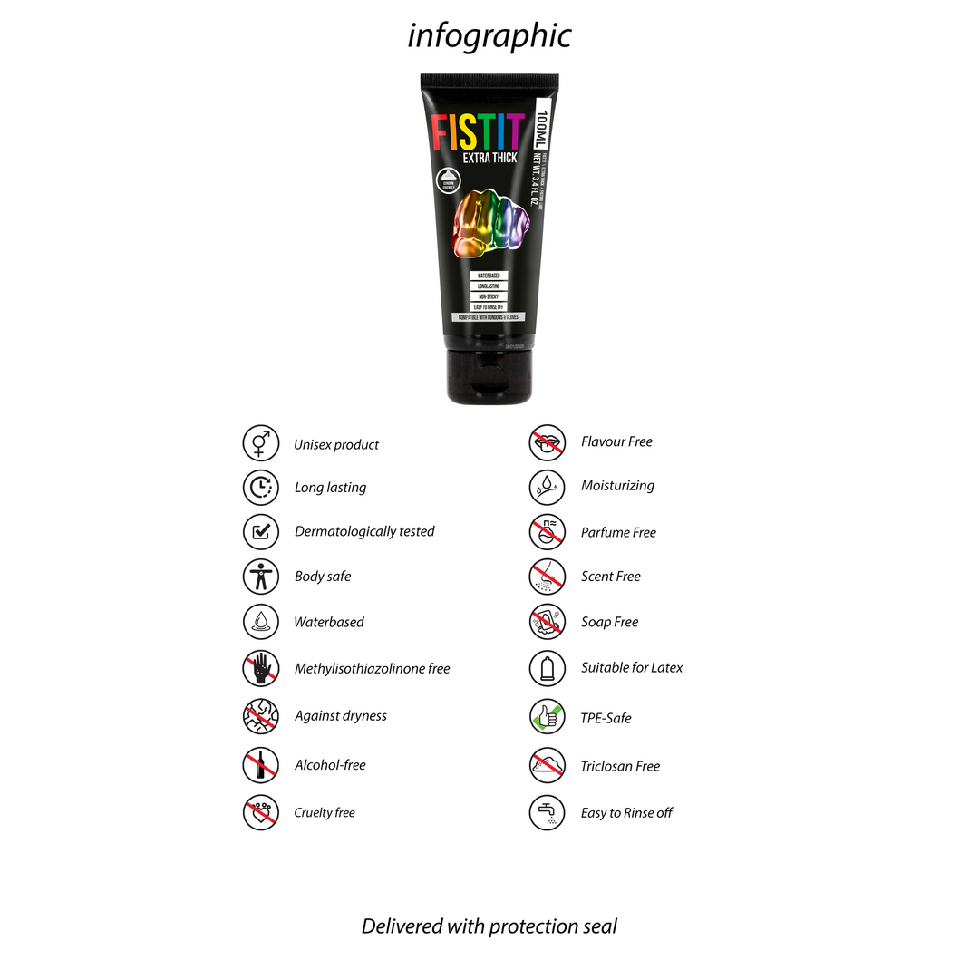 Extra dickes Gleitmittel Rainbow 100 ml – Sicherer & intensiver Komfort