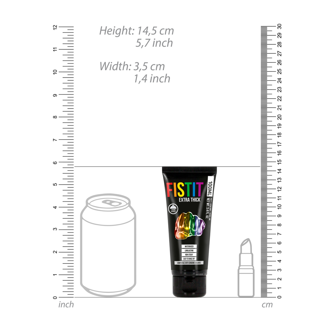 Extra Thick Lubricant Rainbow 100ml – Safe & Intense Comfort