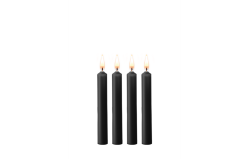 Teasing Wax Candles Black - 4 pieces | BDSM Wax Candle Set