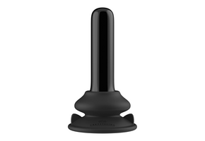 Thumby Glatter Glasvibrator 5 cm mit Saugnapf – Chrystalino