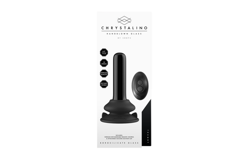Thumby Smooth Glass Vibrator 5 cm with Suction Cup – Chrystalino