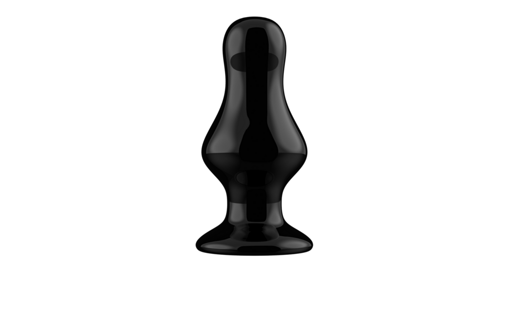 Missy - Vibrating Glass Butt Plug with Suction Cup