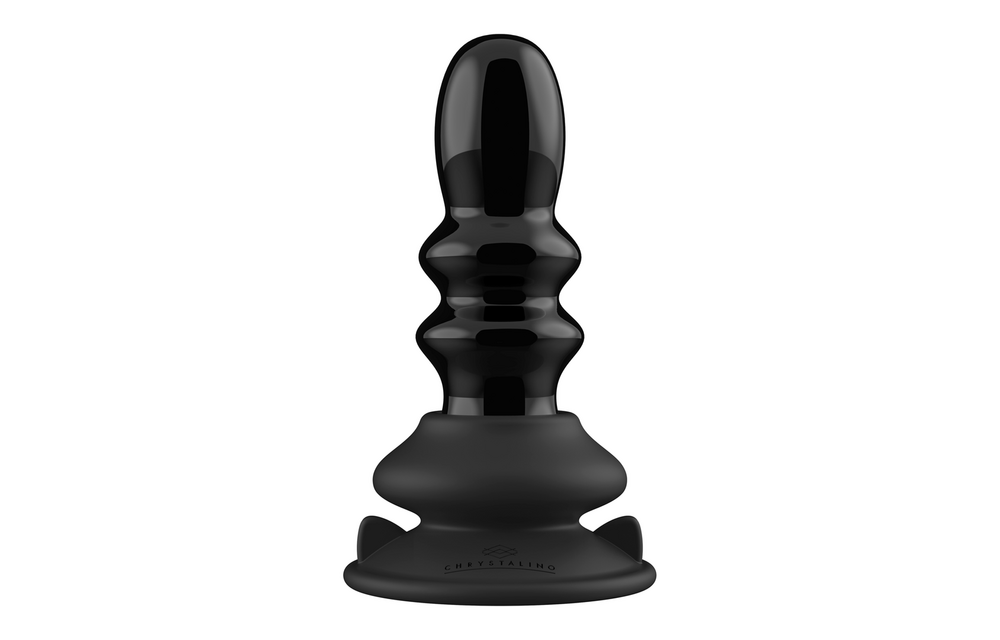 Ribbly – Glas-Ribble-Vibrator mit Saugnapf