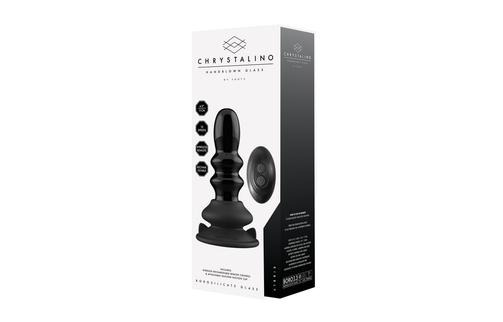 Ribbly Glass Ribble Vibrator 4.8 cm – Power & elegance