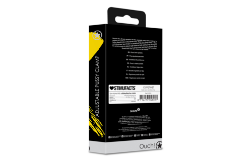 Verstelbare Pussy Clamp - Zilver