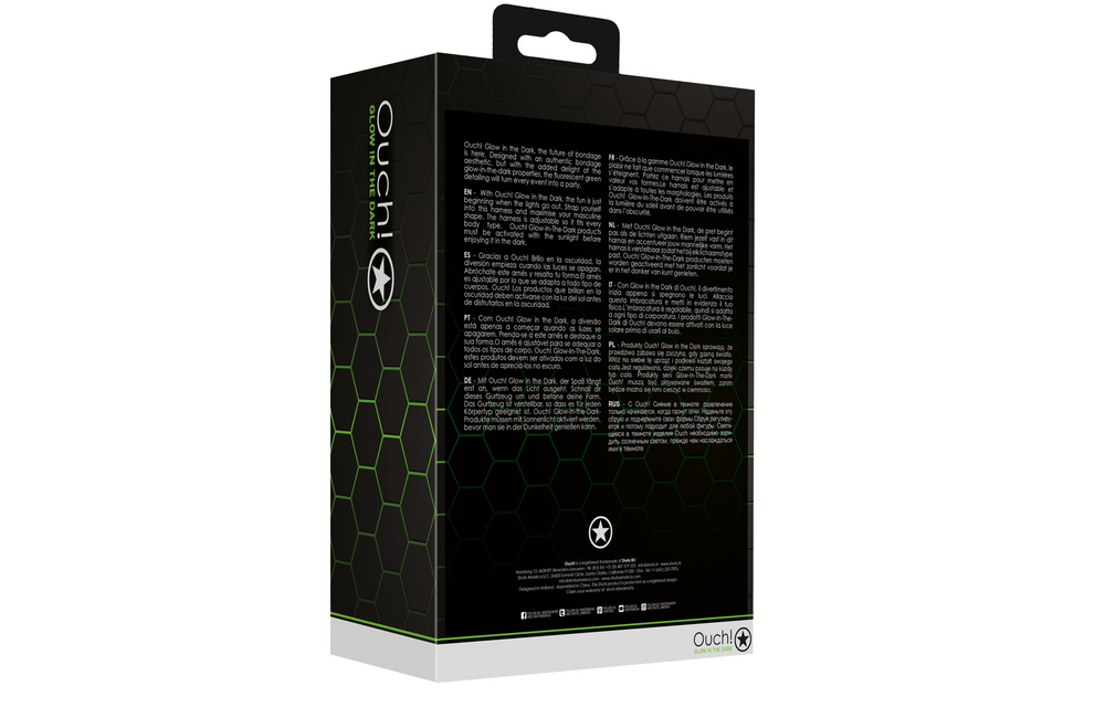 Gestreifter Jockstrap – Glow in the Dark – S/M