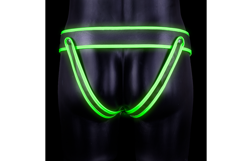 Striped Glow In The Dark Jockstrap S/M | Ouch! By Shots