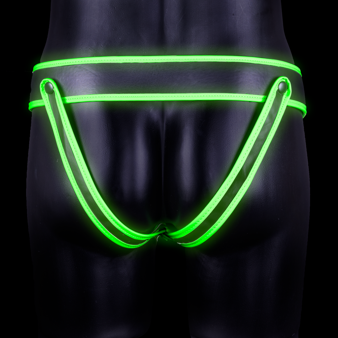 Striped Glow In The Dark Jockstrap S/M | Ouch! By Shots