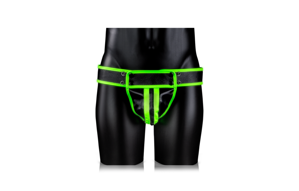 Gestreifter Glow-in-the-Dark-Jockstrap S/M | Ouch! By Shots