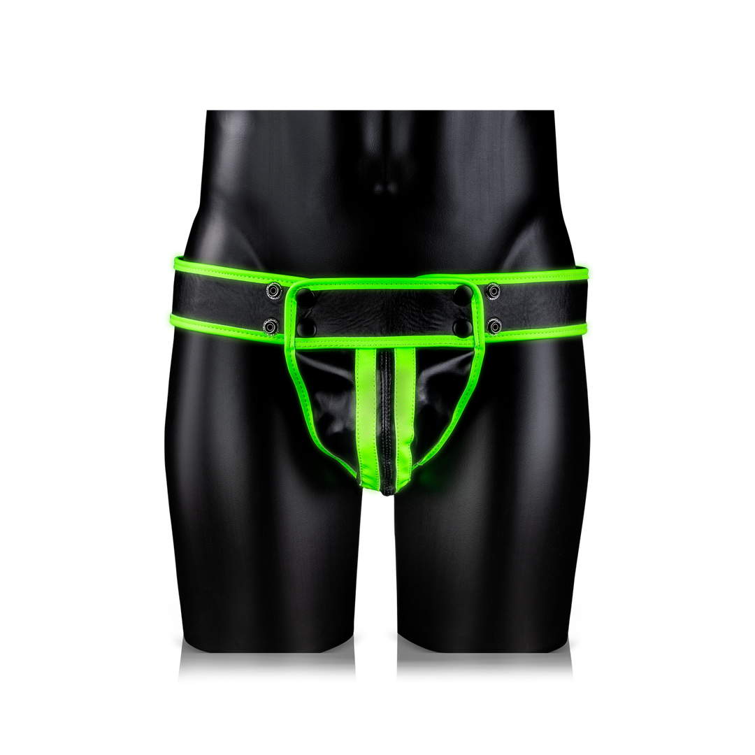 Gestreepte Glow In The Dark Jockstrap S/M | Ouch! By Shots