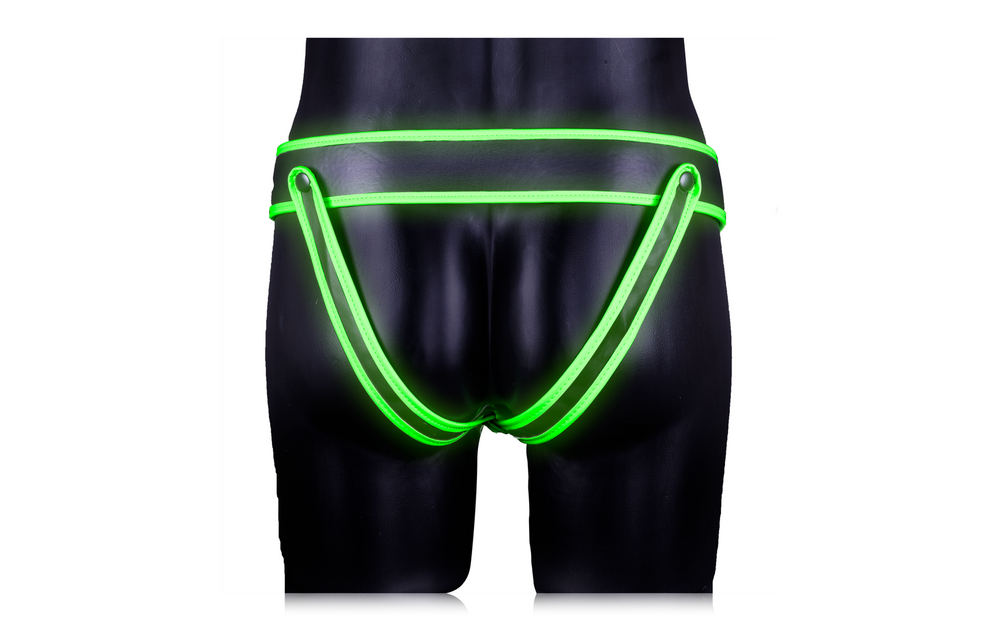Striped Glow In The Dark Jockstrap S/M | Ouch! By Shots